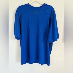 Adidas Men's Vibrant Blue Short Sleeve Tee Size XL